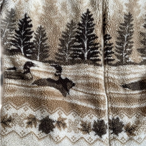 🦆zip up fleece jacket 🦆 - Picture 2 of 4